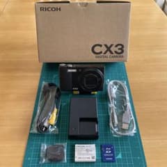 RICOH リコー CX3 ブラック オールドコンデジ SDカード付 訳あり品