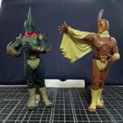 仮面ライダー クウガ・強敵グロンギ怪人 2体セット - メルカリ