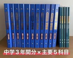 家庭学習専用指導書 主要5教科 中学3年間分 - メルカリ