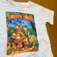 当時物 希少 スーパードンキーコング Tシャツ キッズサイズ 任天堂