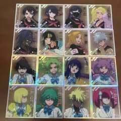 ❶BLEACH WORLD クリアミニ色紙 護延高校&白砂女子 全16種コンプ