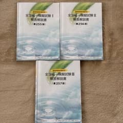 薬剤師国家試験 薬ゼミ 全国統一模擬試験 解答解説 2024年度3冊セット