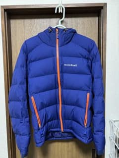 モンベル パーマフロストライトダウンパーカ ドローコード ネイビー