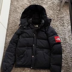 ノースフェイス ダウンジャケット S 赤タグ キャンプシエラショート 赤