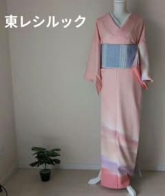 み*も様 【三花】東レシルック 美品 付下げ 洗える着物 東洋和装