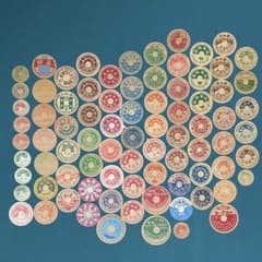 昭和レトロ】牛乳キャップ 81枚 森永・明治・名糖 等 - メルカリ