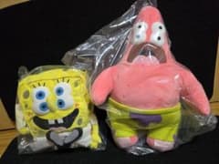 スポンジ・ボブとパトリック ぬいぐるみセット ユニクロ - メルカリ