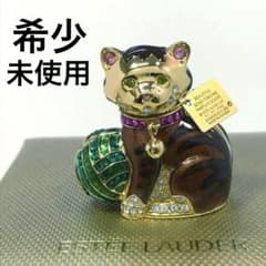 エスティローダー スワロフスキー 練り香水 キトゥン 猫 キャット cat