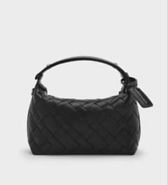 新品未使用】 イヴェット ウーブンショルダーバッグ ノワール - メルカリ