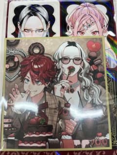 ジャンプSQ.3月特大号『極楽街』ミニ色紙風カード＆A5片面ホロカード