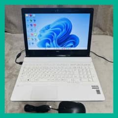 S289 NECノートパソコンWEBカメラSSD高速Windows11オフィス付 - メルカリ