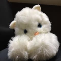 ぬいぐるみ 猫 ねこ ペルシャ猫 創美社 レトロ レア❣️ - メルカリ