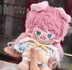 ピンク髪緑目》大人気な激レア可愛い着せ替えぬいぐるみ《20cm