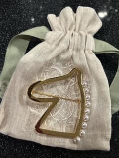 ◇新品未使用◇ セブンテン seventen ホースブローチ お馬さん パール