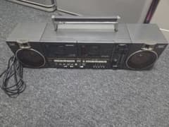 ☆ジャンク☆SHARP QT-88 ダブルカセットラジカセ 昭和レトロ - メルカリ