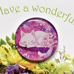 NO 623レジン ヘアゴム ブローチ ハンドメイド 猫ちゃん - メルカリ