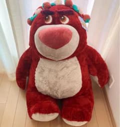 ロッツォコストコ再販BIGぬいぐるみいちごの香り付特大80cm