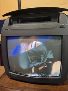 パナソニック 95年製 14型ブラウン管テレビデオ ジャンク - メルカリ