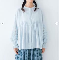 kazumi×Samansa Mos2】袖レース前後着ブラウス 新品未使用 - メルカリ