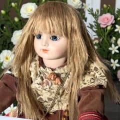 焼きみかん様専用 ビスクドール ブリュ ジュン ローズレッドドレス