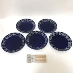 新品未使用✨ミッチャム 藤井風 パスタ皿5枚♡フォーク5本アラビアン