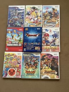 Wii ソフト9枚セット - メルカリ