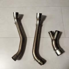 ホーネット250 TSRスリップオン 2本出し用中間パイプ - メルカリ