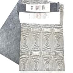 帯6551 ○創作工房 千尋庵 金彩錦 高級 正絹 両面全通 リバーシブル
