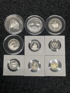 1974年版 バハマ連邦公式コイン プルーフセット - メルカリ