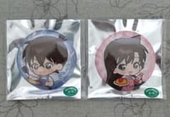名探偵コナン 缶バッジ ミニキャラキッチンver. 工藤新一 毛利蘭