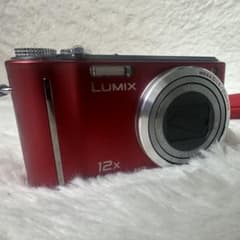 動作確認済】Panasonic デジタルカメラ LUMIX DMC-TZ7 赤 - メルカリ