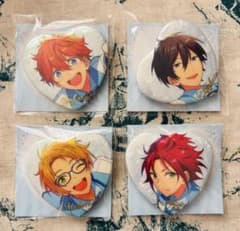 あんスタ 中国 誓約 ハート缶バッジ Trickstar 北斗 スバル 真 真緒