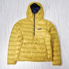 希少カラー》パタゴニア ダウンセーターフーディ プルオーバー 黄緑