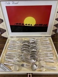 ノリタケ シルクロード デザート カトラリーセット スプーン フォーク