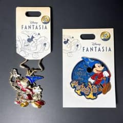 ファンタジア ミッキー キーチェーン ピンバッジ セット - メルカリ