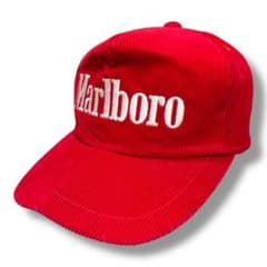 90s Marlboro cap マルボロ キャップ 帽子 企業ロゴ - メルカリ