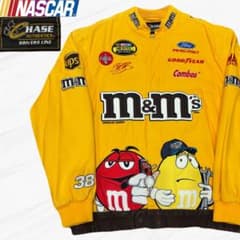 希少 m&m'sレーシング ジャケット エムアンドエム NASCAR chase - メルカリ