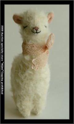 113□ぬいぐるみ作家 五十嵐めぐみさん△アルパカ Kutcha Kacha