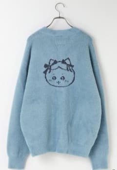 ローリーズファーム×ちいかわコラボ ニットカーディガン（ハチワレ