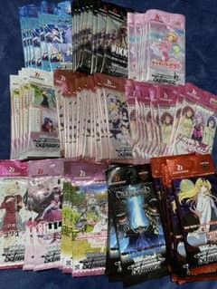 貴重な絶版パック複数含むヴァイスシュヴァルツ未開封11種65パック