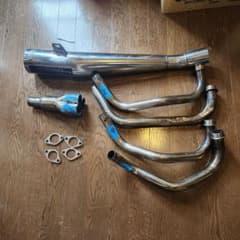 GSX250S カタナ200 ヨシムラドラッグサイクロン フルエキマフラー