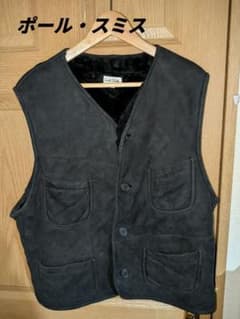 Paul Smith ポールスミス 羊革 ムートンベスト 4ポケット - メルカリ