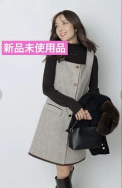 新品未使用品】Apuweiser-riche スクエアネックミニジャンスカ - メルカリ