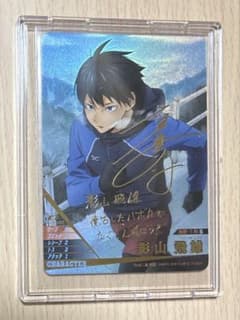 N*O様 ハイキュー!! バボカ!! BREAK 影山飛雄 サイン 秘 - メルカリ