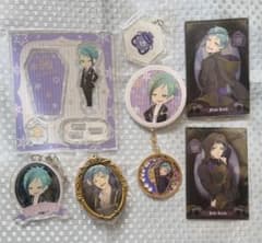 ツイステ フロイド ジェイド アクスタ 缶バッジ アクキー ウエハース