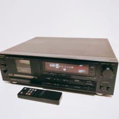 AIWA アイワ EXCELIA XK-007 カセットデッキ リモコン付き - メルカリ