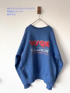 ストレンジャーシングス WSQK トレーナー Mサイズ ブルー GU - メルカリ