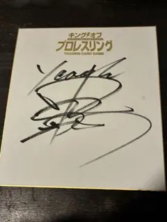 2026年最新】新日本プロレス サイン色紙の人気アイテム - メルカリ