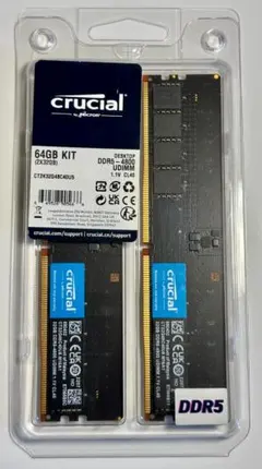 2026年最新】Crucial DDR5 4800MHz 32GB×2の人気アイテム - メルカリ