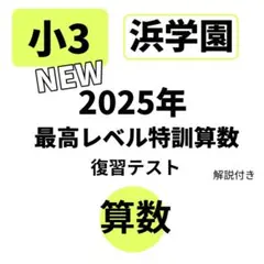 2026年最新】浜学園 最高レベル特訓 算数の人気アイテム - メルカリ